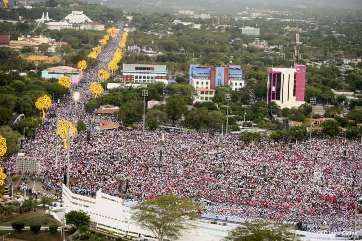 35 Aniversario del Triunfo de la Revolución Popular Sandinista (FOTOS AEREAS)