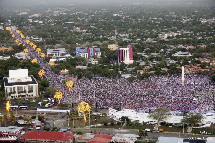 35 Aniversario del Triunfo de la Revolución Popular Sandinista (FOTOS AEREAS)