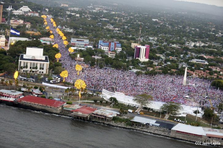 35 Aniversario del Triunfo de la Revolución Popular Sandinista (FOTOS AEREAS)