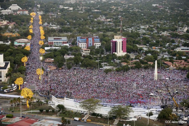 35 Aniversario del Triunfo de la Revolución Popular Sandinista (FOTOS AEREAS)