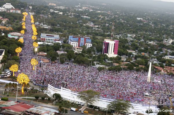 35 Aniversario del Triunfo de la Revolución Popular Sandinista (FOTOS AEREAS)