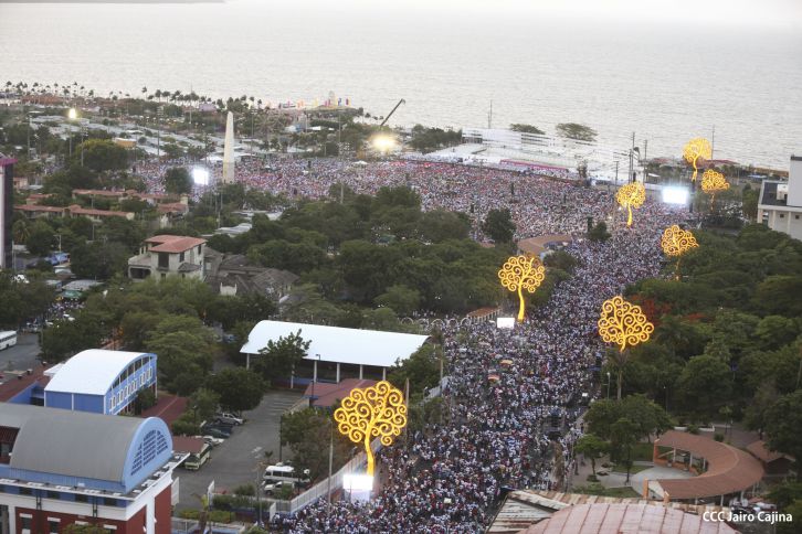 35 Aniversario del Triunfo de la Revolución Popular Sandinista (FOTOS AEREAS)