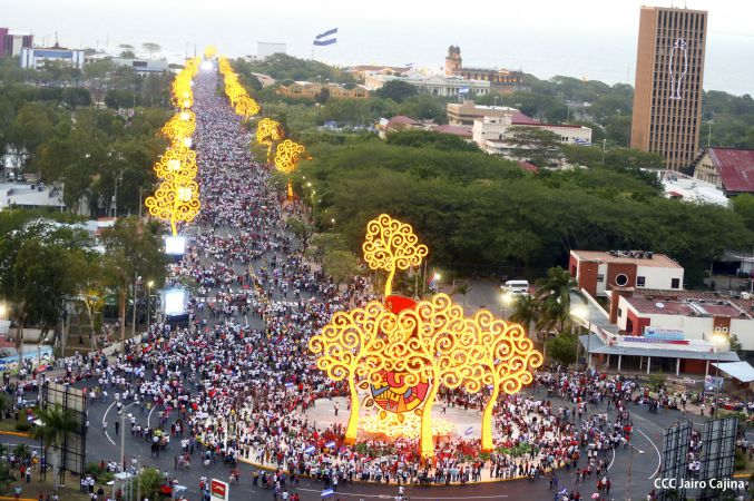 35 Aniversario del Triunfo de la Revolución Popular Sandinista (FOTOS AEREAS)