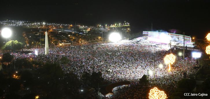 35 Aniversario del Triunfo de la Revolución Popular Sandinista (FOTOS AEREAS)