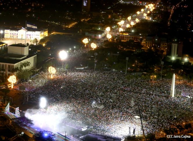 35 Aniversario del Triunfo de la Revolución Popular Sandinista (FOTOS AEREAS)