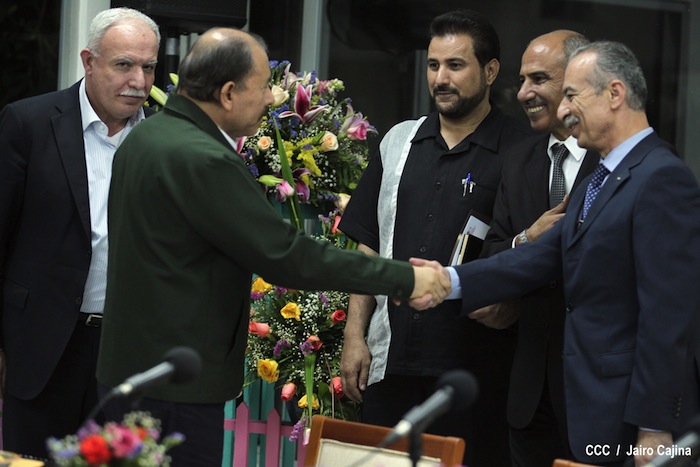 Presidente Daniel se reúne con Canciller Palestino, Riad Malki