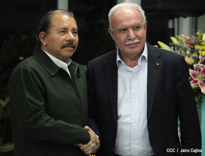 Presidente Daniel se reúne con Canciller Palestino, Riad Malki