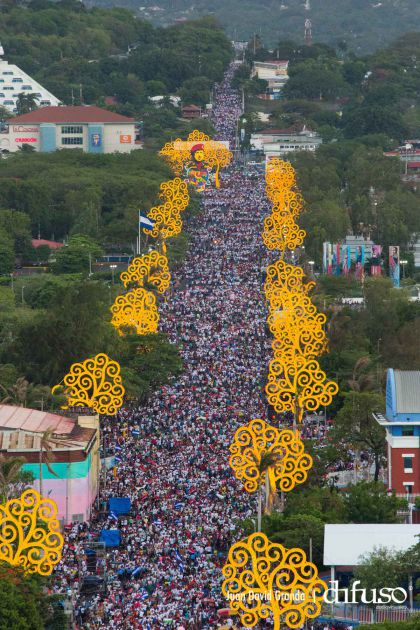 35 Aniversario del Triunfo de la Revolución Popular Sandinista (FOTOS AEREAS)