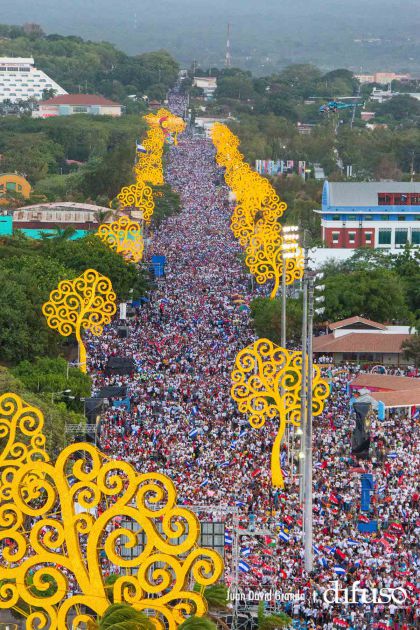 35 Aniversario del Triunfo de la Revolución Popular Sandinista (FOTOS AEREAS)