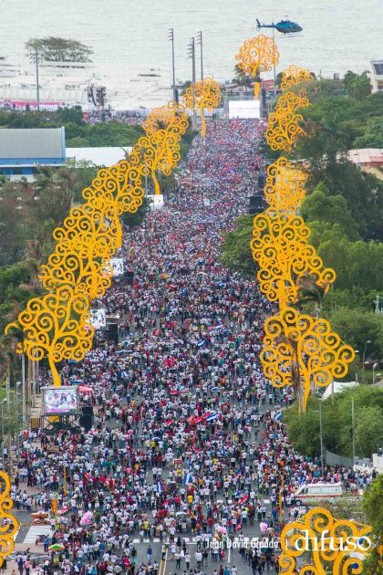 35 Aniversario del Triunfo de la Revolución Popular Sandinista (FOTOS AEREAS)