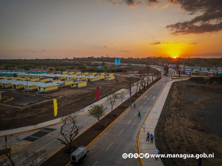 Inauguración de la Pista General Miguel Ángel Ortez y Guillén 