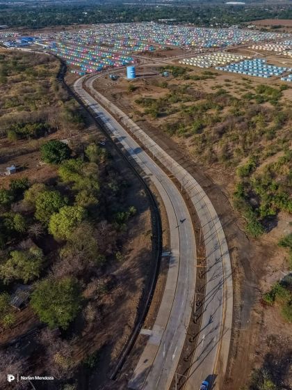Inauguración de la Pista General Miguel Ángel Ortez y Guillén 