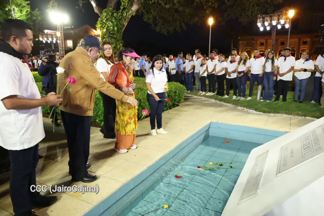 Acto en homenaje al 131.º aniversario del natalicio del General Augusto C. Sandino