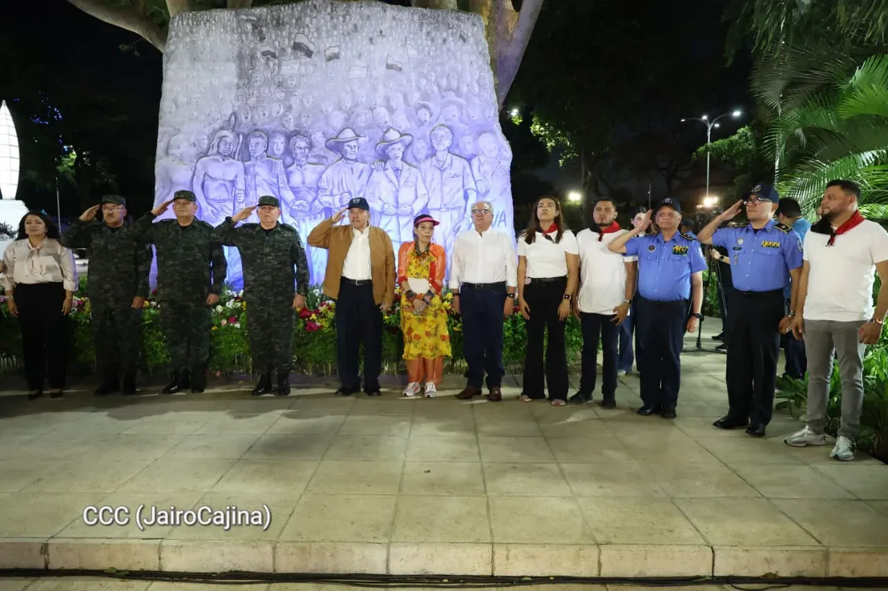 Acto en homenaje al 131.º aniversario del natalicio del General Augusto C. Sandino