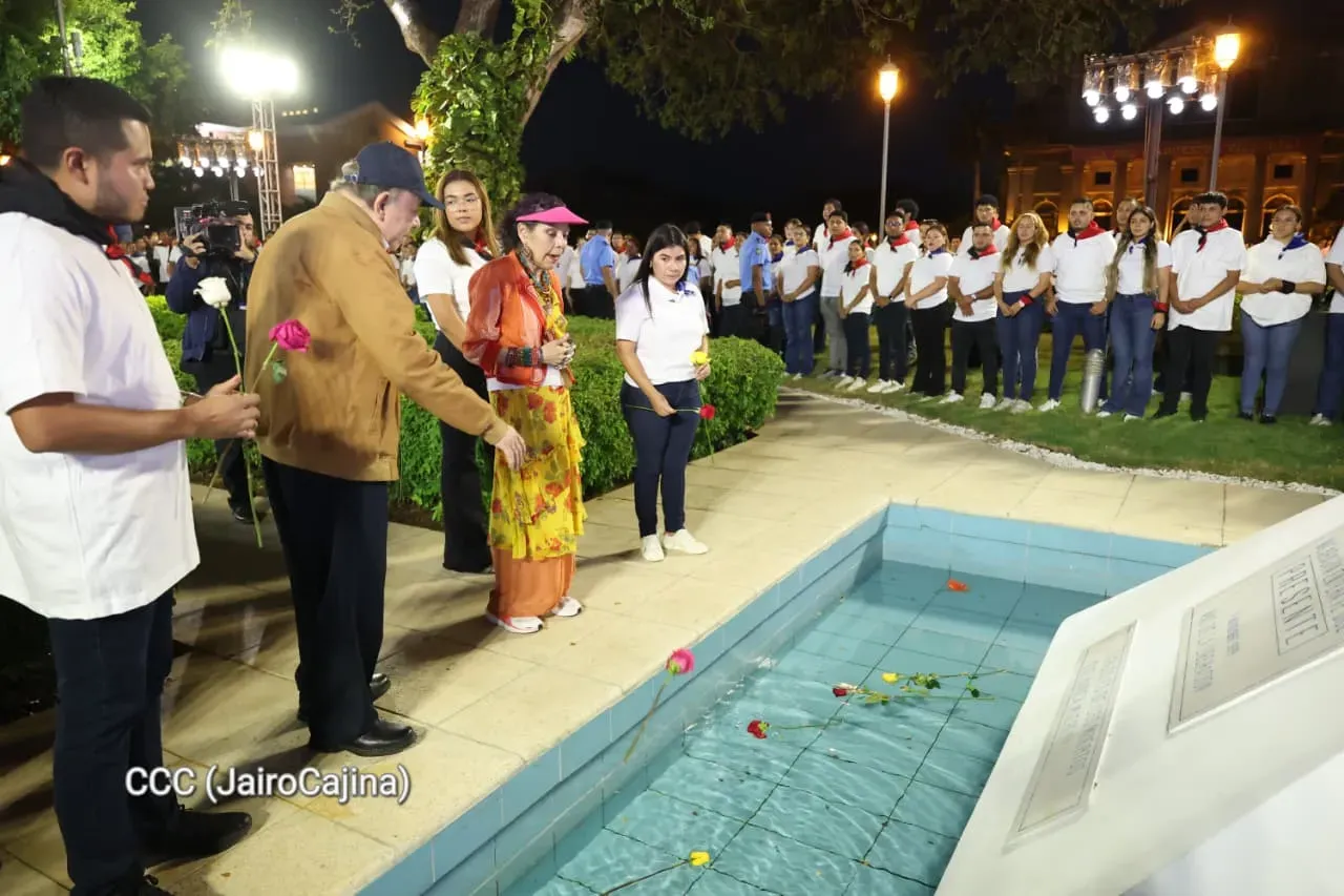 Acto en homenaje al 131.º aniversario del natalicio del General Augusto C. Sandino