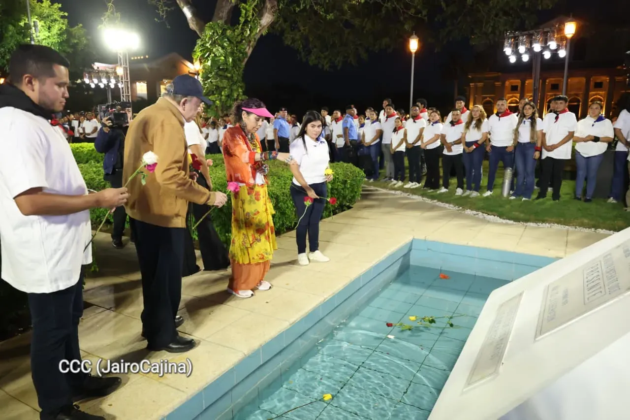 Acto en homenaje al 131.º aniversario del natalicio del General Augusto C. Sandino