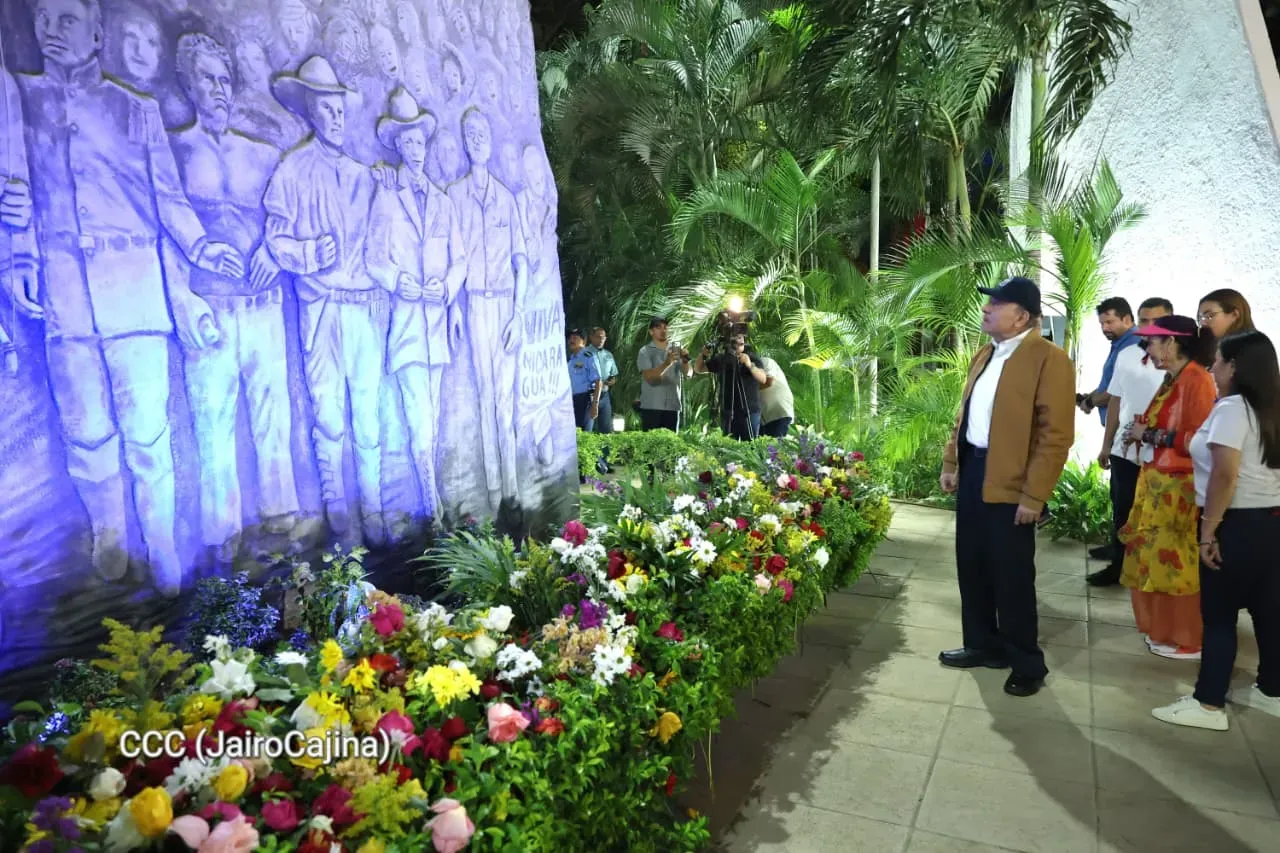 Acto en homenaje al 131.º aniversario del natalicio del General Augusto C. Sandino
