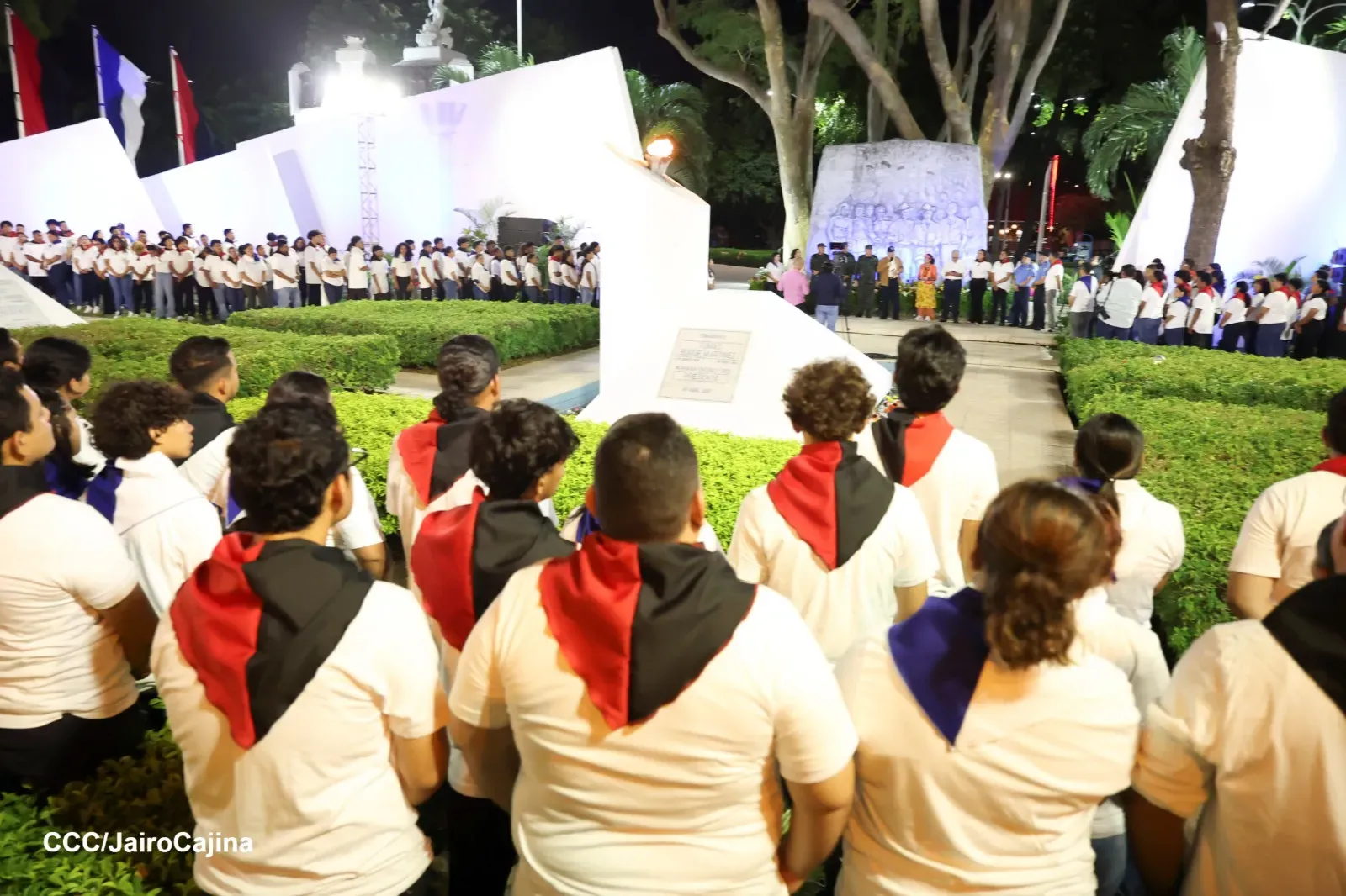 Acto en homenaje al 131.º aniversario del natalicio del General Augusto C. Sandino