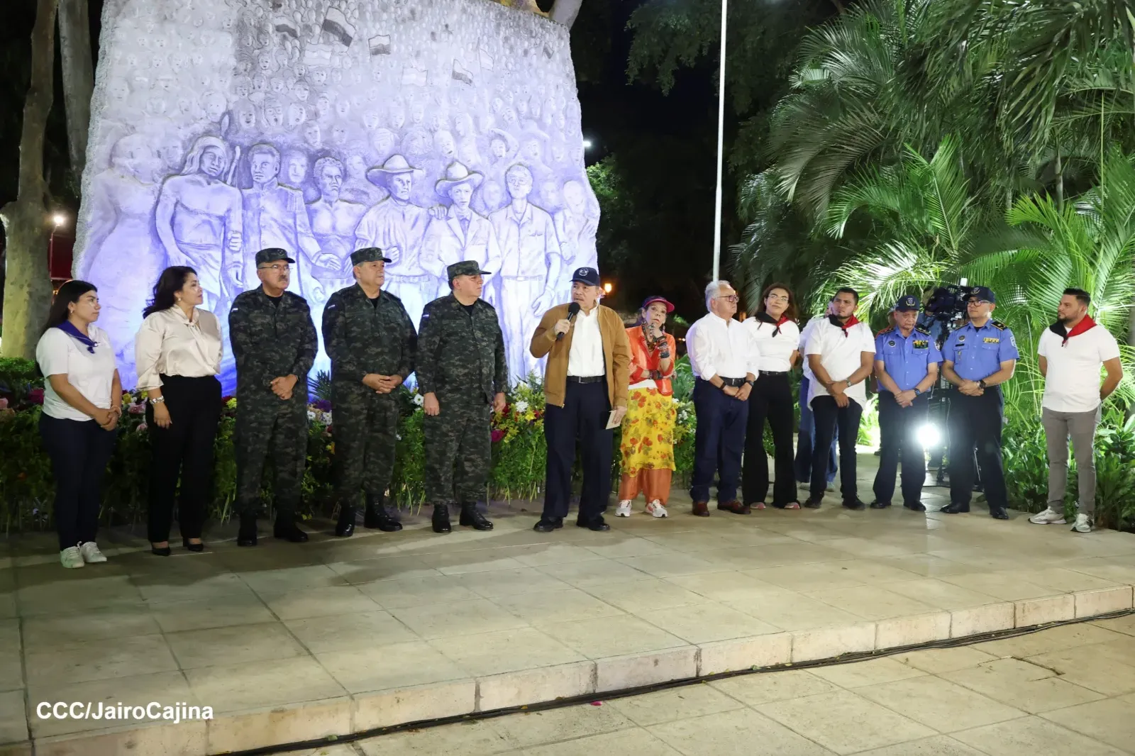 Acto en homenaje al 131.º aniversario del natalicio del General Augusto C. Sandino