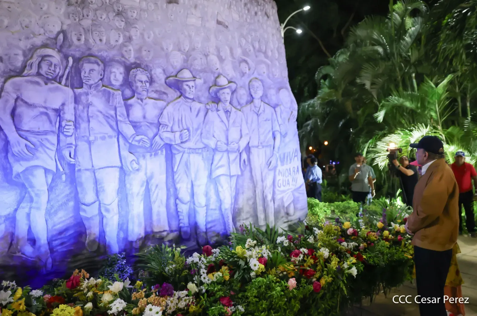 Acto en homenaje al 131.º aniversario del natalicio del General Augusto C. Sandino