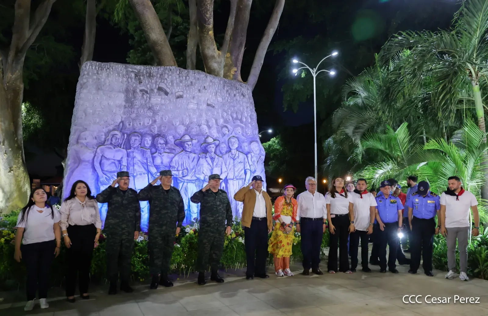 Acto en homenaje al 131.º aniversario del natalicio del General Augusto C. Sandino