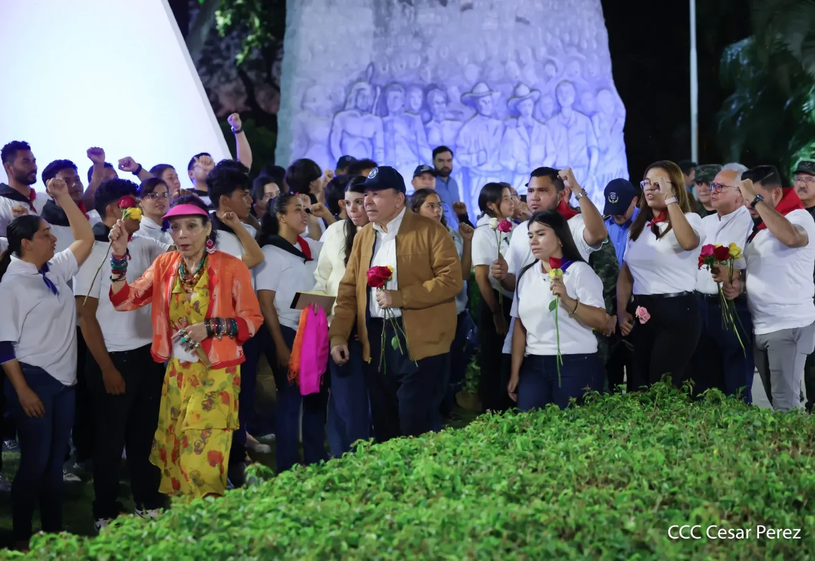 Acto en homenaje al 131.º aniversario del natalicio del General Augusto C. Sandino