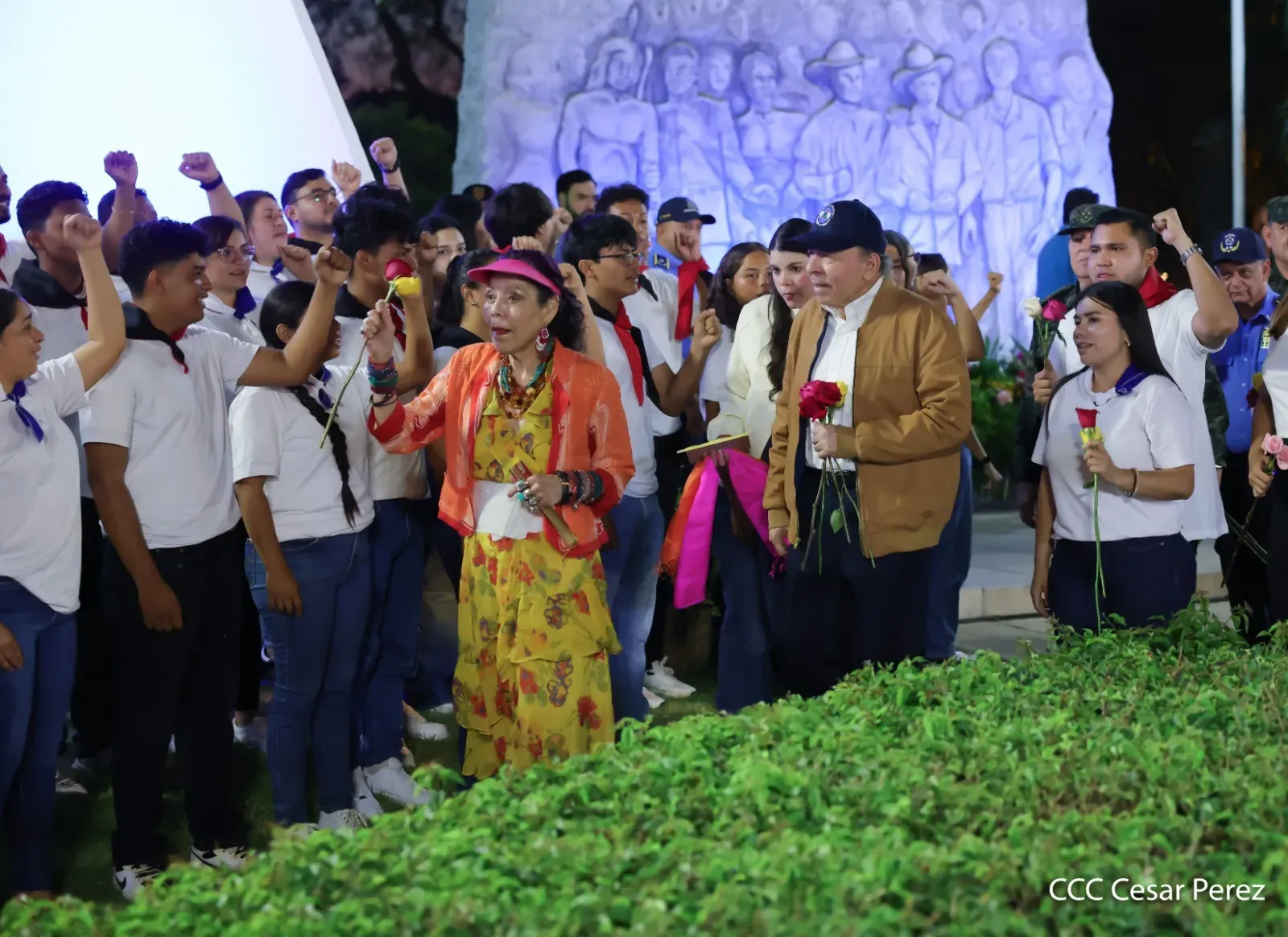 Acto en homenaje al 131.º aniversario del natalicio del General Augusto C. Sandino