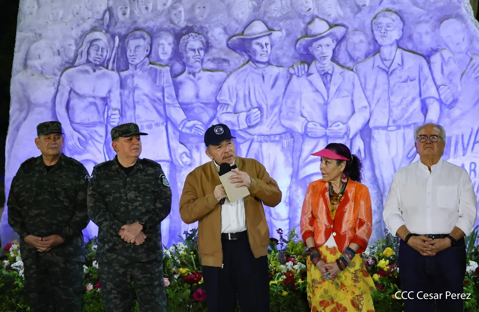 Acto en homenaje al 131.º aniversario del natalicio del General Augusto C. Sandino