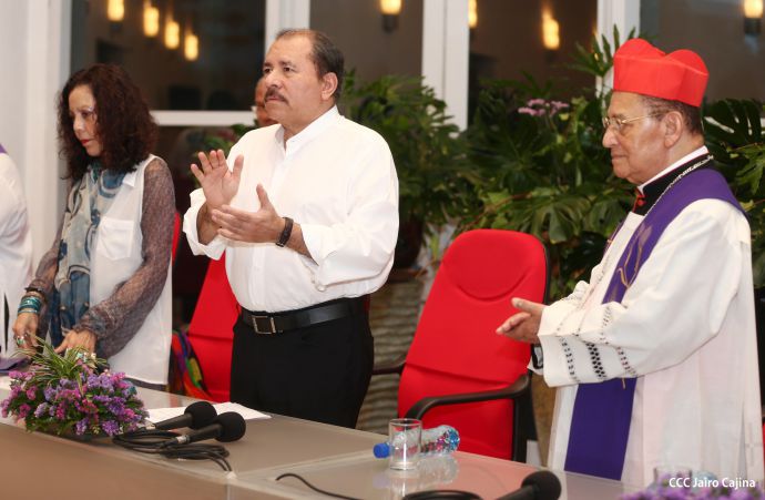 Presidente Daniel y Compañera Rosario participan en homenaje a víctimas de masacre