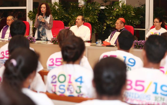 Presidente Daniel y Compañera Rosario participan en homenaje a víctimas de masacre