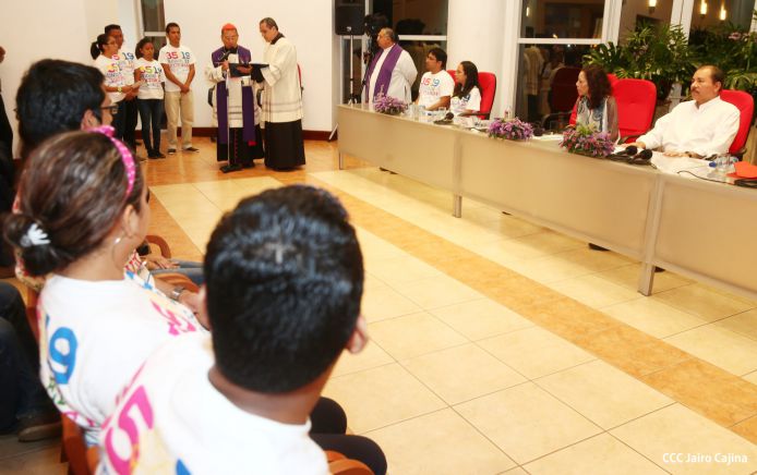 Presidente Daniel y Compañera Rosario participan en homenaje a víctimas de masacre