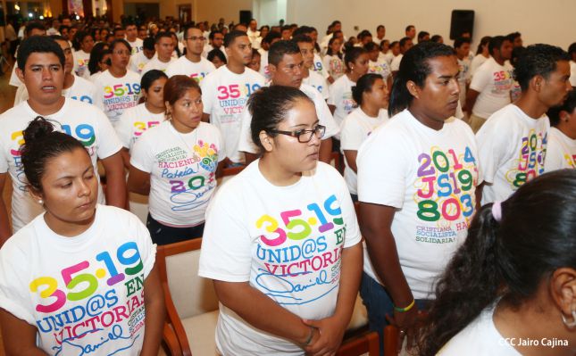 Presidente Daniel y Compañera Rosario participan en homenaje a víctimas de masacre
