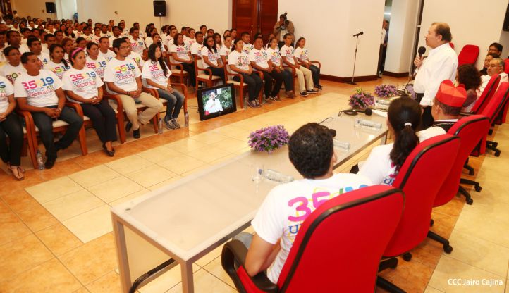 Presidente Daniel y Compañera Rosario participan en homenaje a víctimas de masacre