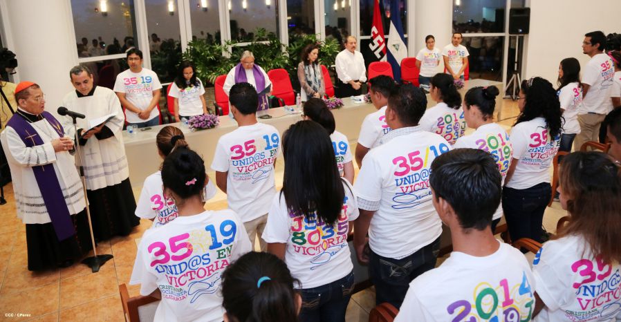 Presidente Daniel y Compañera Rosario participan en homenaje a víctimas de masacre