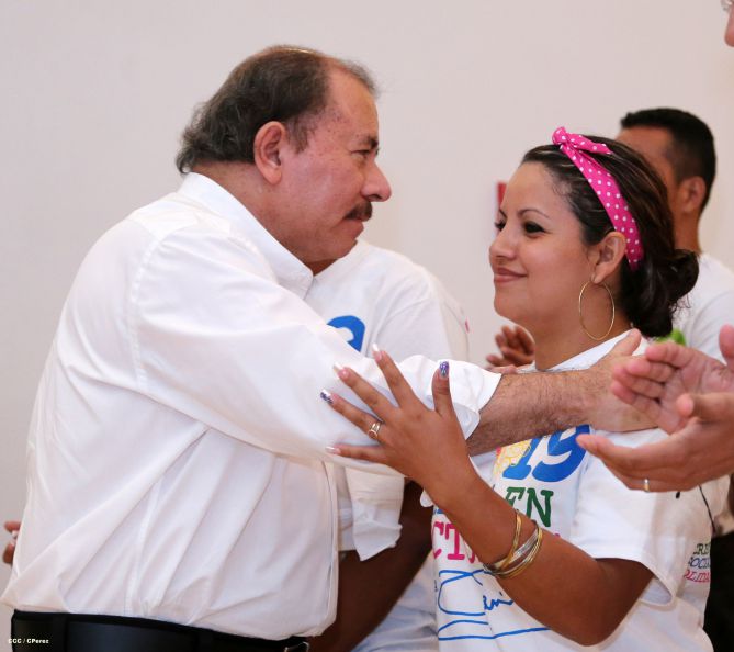 Presidente Daniel y Compañera Rosario participan en homenaje a víctimas de masacre