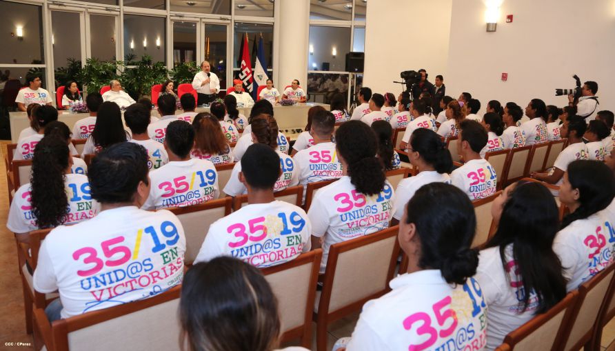 Presidente Daniel y Compañera Rosario participan en homenaje a víctimas de masacre