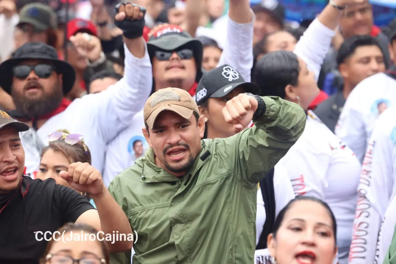 Militancia sandinista protagoniza caminata en homenaje al 47/19 en Managua