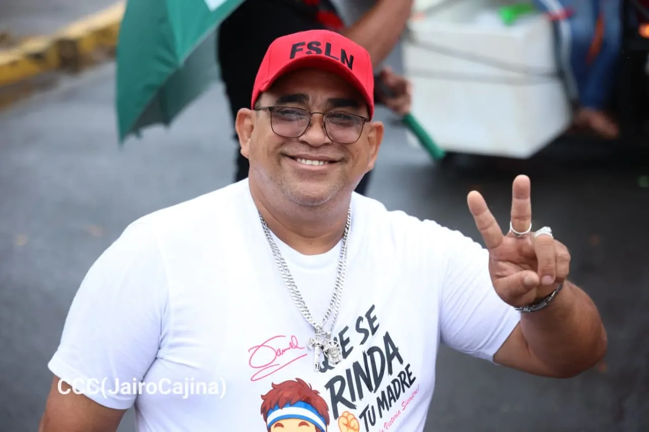 Militancia sandinista protagoniza caminata en homenaje al 47/19 en Managua