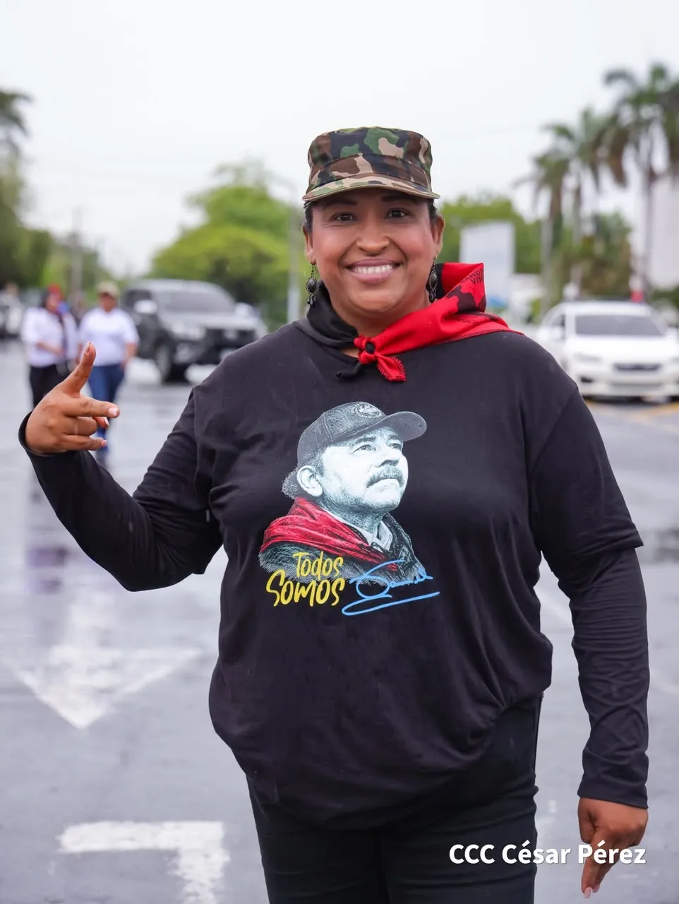 Militancia sandinista protagoniza caminata en homenaje al 47/19 en Managua