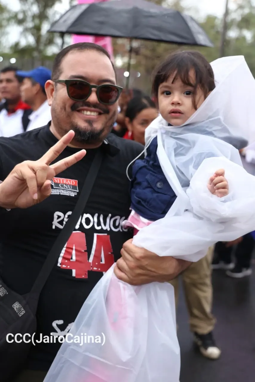 Militancia sandinista protagoniza caminata en homenaje al 47/19 en Managua
