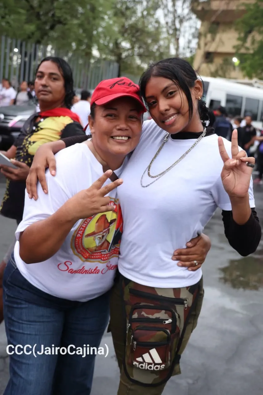 Militancia sandinista protagoniza caminata en homenaje al 47/19 en Managua