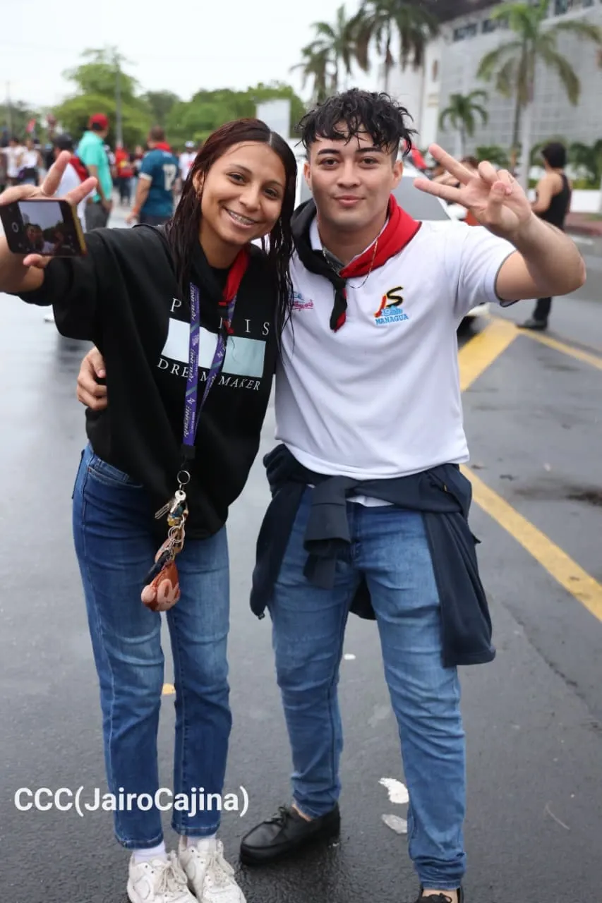 Militancia sandinista protagoniza caminata en homenaje al 47/19 en Managua