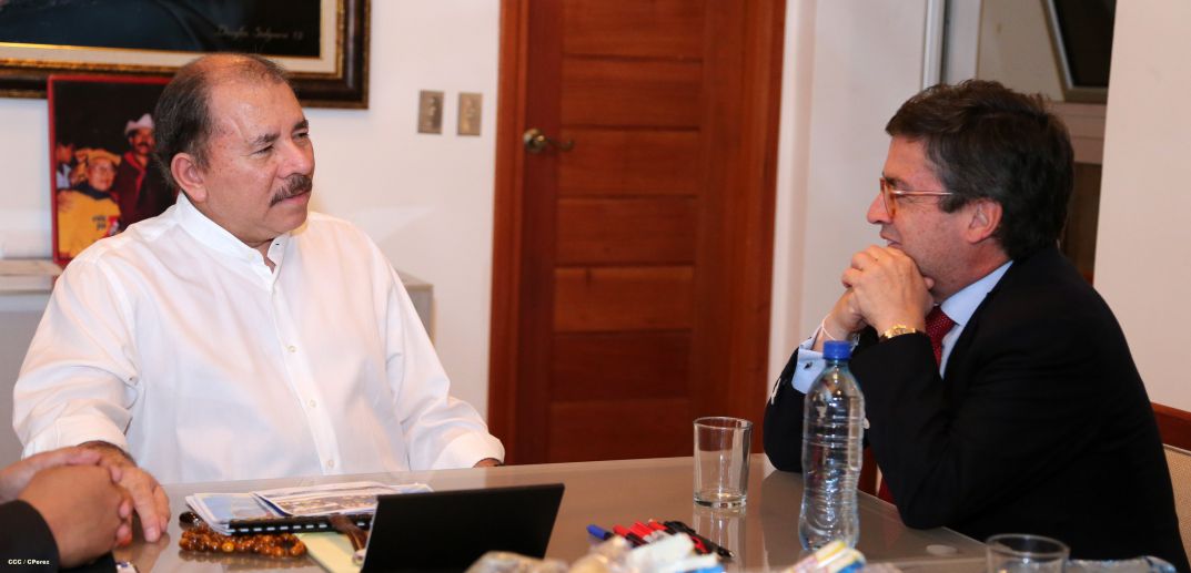 Presidente Daniel sostiene encuentro con el presidente del BID
