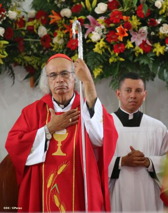 Cardenal Brenes celebra a honor a Santiago Apóstol