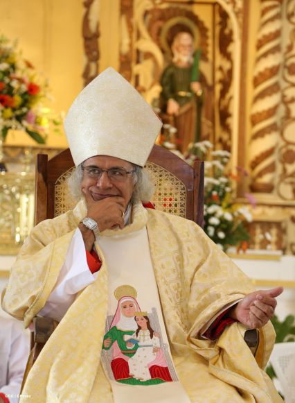 Cardenal Brenes celebra a Santa Ana en Niquinohomo