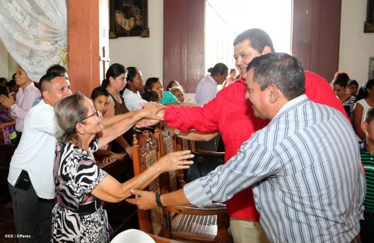 Cardenal Brenes celebra a Santa Ana en Niquinohomo