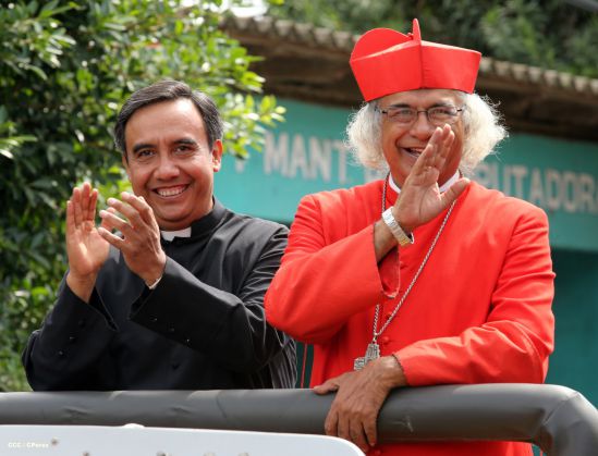 Cardenal Brenes celebra a Santa Ana en Niquinohomo