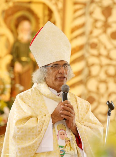 Cardenal Brenes celebra a Santa Ana en Niquinohomo