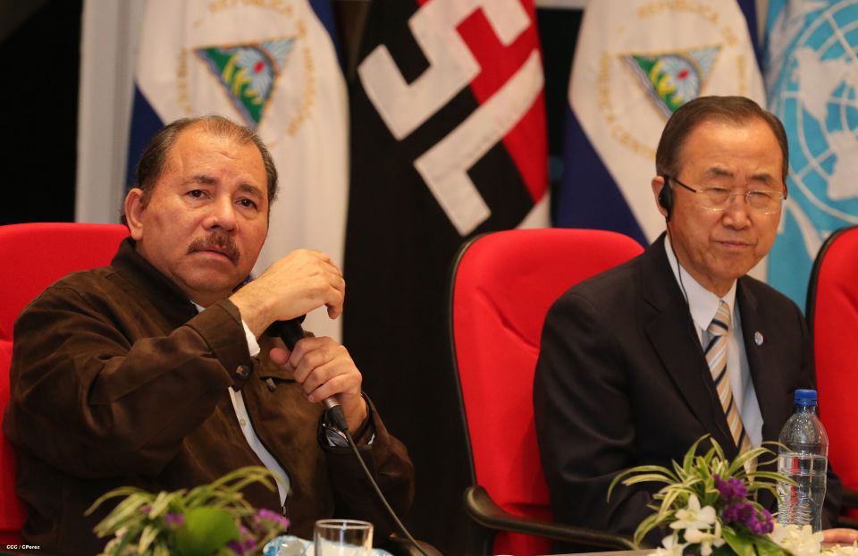 Ban Ki-moon concluye visita a Nicaragua