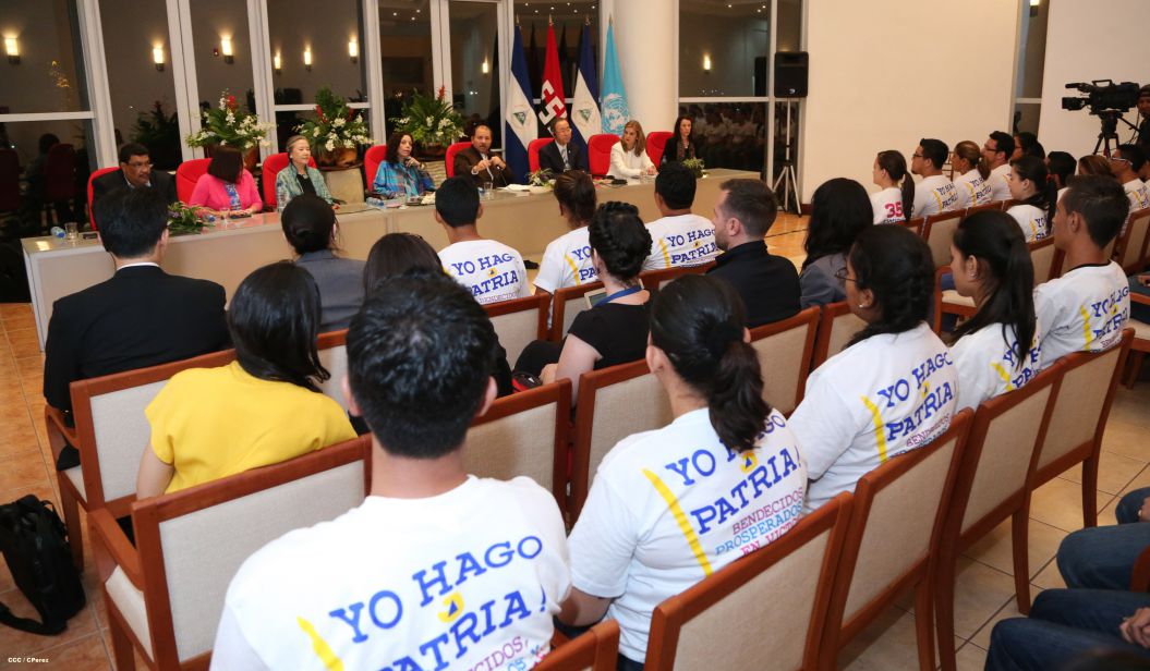 Ban Ki-moon concluye visita a Nicaragua